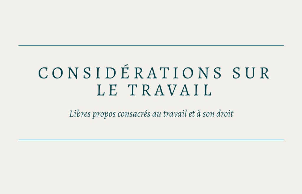 Le poids des mots : quelques repères morphologiques au sujet du Code du&nbsp;travail